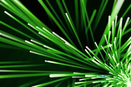 Abstract Background, array with dynamic particles. 3d technology style. 3d renderingの写真素材