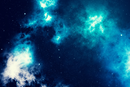 Universe star field in deep space with nebula many light years far from the Earth. Colorful background, 3d renderingの写真素材