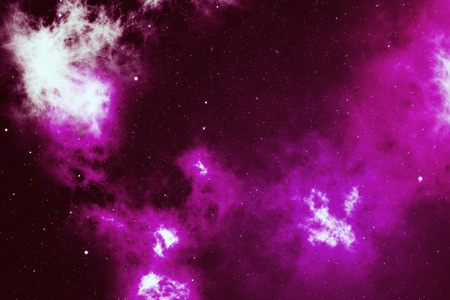 Starry outer space background texture with nebula. Colorful starry night sky outer space background, 3d renderingの写真素材