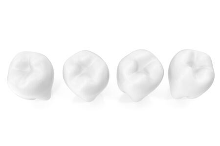 Tooth 3D Dental, medicine and health concept design element, 3D renderingの写真素材