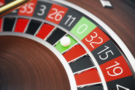 3D Rendering Casino Roulette concept. Gambling table in luxury casino. Casino Roulette Game.の写真素材