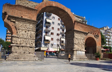 Arch of Galerius, Thessaloniki, Macedonia, Greeceのeditorial素材