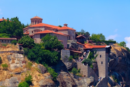 The Holy Monastery of Great Meteoron, Meteora, Thessaly, Greeceのeditorial素材