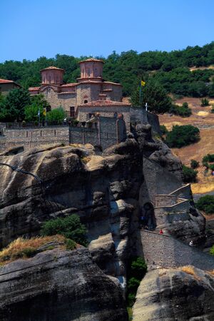 The Holy Monastery of Varlaam, Meteora, Thessaly, Greeceのeditorial素材