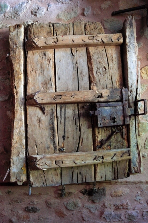 Close-up image of ancient doors の写真素材