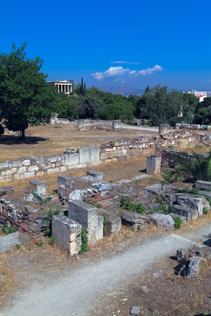 Agora, Acropolis, Athens, Greeceのeditorial素材