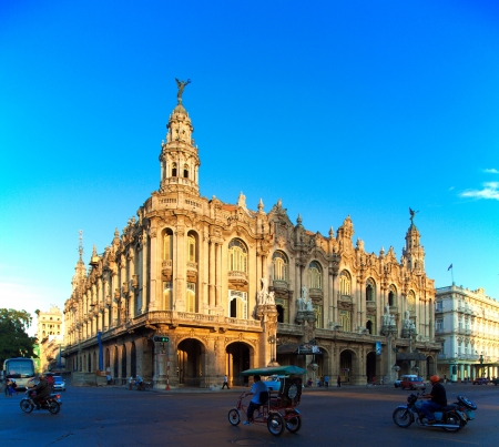 Great Theatre, old town, Havana, Cubaのeditorial素材
