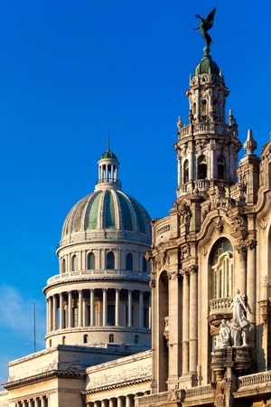 Great Theatre, old town, Havana, Cubaのeditorial素材