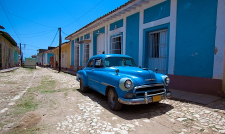 Houses in the old town, Trinidad, Cubaのeditorial素材