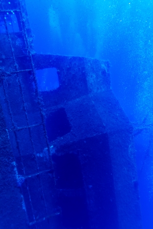 Zenobia ship wreck near Paphos, Cyprus の写真素材