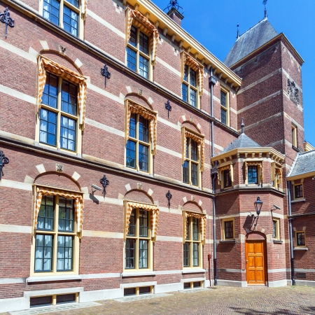 Inner Yard of Binnenhof, The Hague, Netherlandsのeditorial素材
