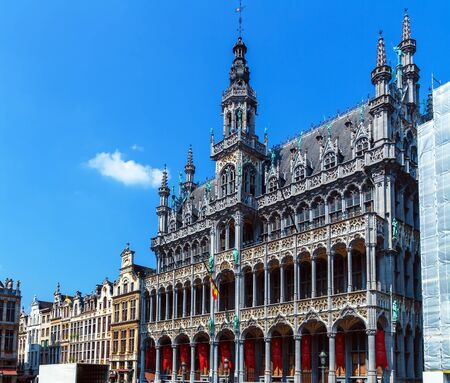 Kings house on the Grand Place, Brussels, Belgiumのeditorial素材