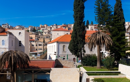 Roofs of Old City in Nazareth, Israelのeditorial素材