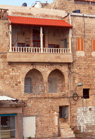 Typical Building in Old City of Acre, Israelのeditorial素材