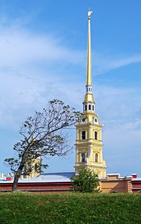 Paul and Peter Cathedral at Spring, Saint Petersburgのeditorial素材