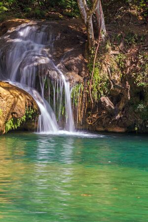 Waterfalls in Topes de Collantes, Cubaの写真素材