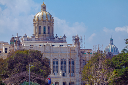 Revolution museum, former President palace, Havana, Cubaのeditorial素材