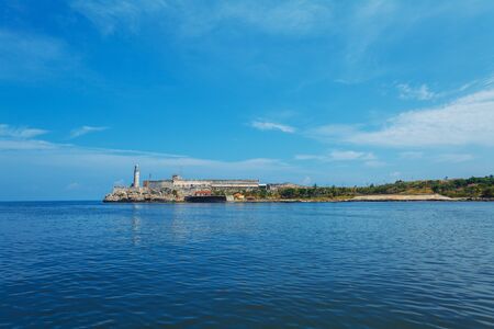 Morro Castle, fortress guarding the entrance to Havana bay, Cubaのeditorial素材