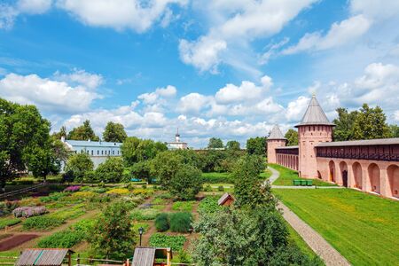 Monastery of Saint Euthymius Wall, UNESCO World Heritage Site, Suzdal, Russia