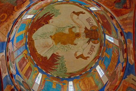 Interior, Cathedral of Transfiguration of the Saviour, Monastery of Saint Euthymius, Suzdal, Russia