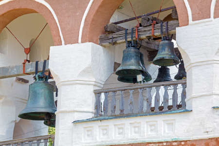 Bell Tower inside Monastery of Saint Euthymius  Suzdal, Russiaのeditorial素材