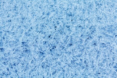 Natural River Ice Background Closeup