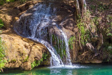Waterfalls in Topes de Collantes, Cubaの写真素材