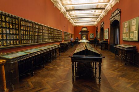 Vienna, Austria - October 22, 2017: Munz cabinet in Kunsthistorisches Museum or Museum of Art Historyのeditorial素材