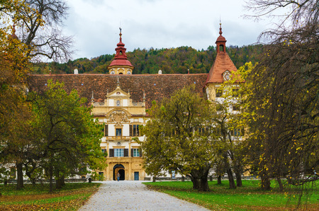 Eggenberg Baroque Palace or Schloss (1625) near Graz, Styria, Austria