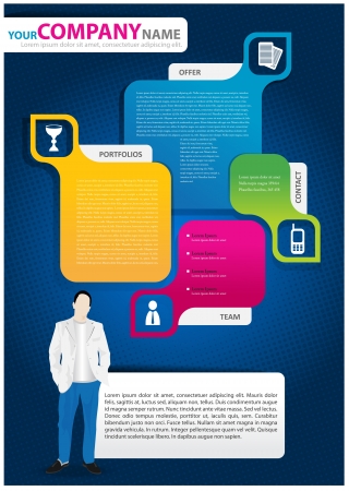 Abstract  background for brochure or website design conceptのイラスト素材