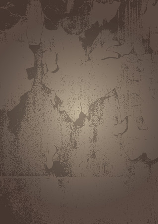 Vector background of old bronze wall with cracksのイラスト素材