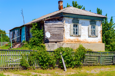 A typical village house in the countryside.の写真素材