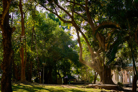 Bandstand in public park on Phuket in Thailand.