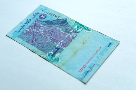 malaysia money on white background.