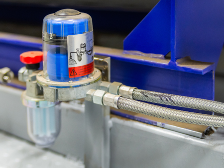 Water filtration system. Separator filter on hoses.