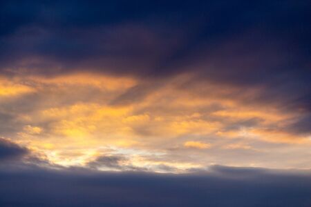 Dramaric heaven with sun light, beautiful cloudscape view.
