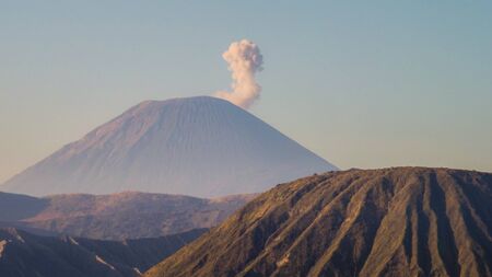 Volcanoes of Bromo National Park, Java, Indonesia.の写真素材