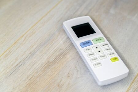Air conditioner remote control with LCD display.の写真素材