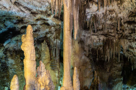 Azish or Azishskaya cave in Adigeya, Russia.の写真素材