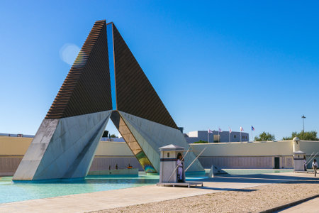 Portugal, Lisbon, October 08, 2018: National monument to the Portuguese soldiers fallen in Africa...