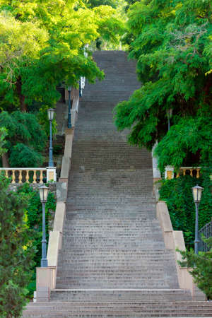Steps in the park. A hard path ahead. Challenges and career growth.