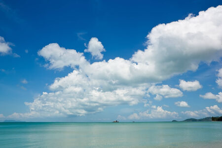 Clouds over the sea