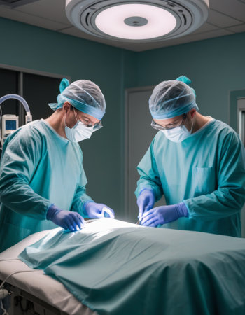 Intensive Surgical Operation Underwayの素材