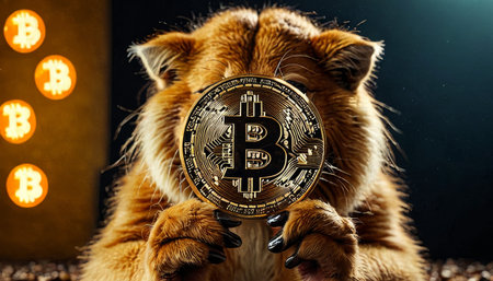 Lynx with a Bitcoin Reflectionの素材