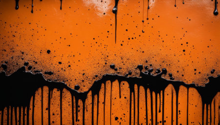 Melting Orange Paintの素材