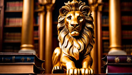 Regal Library Lion Statueの素材