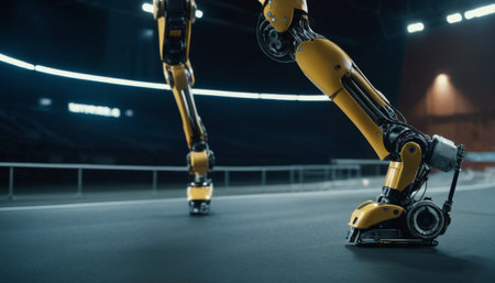 Robotic Legs in Motionの素材