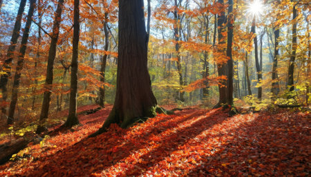 Autumn Splendor in the Forestの素材