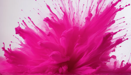 Exploding Magenta Ink Cloudの素材