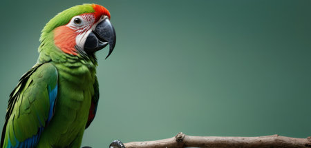Colorful Parrot on a Perchの素材
